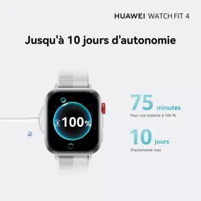 Montre connectée Huawei Watch FIT 4 - Noir: Élégance et performance