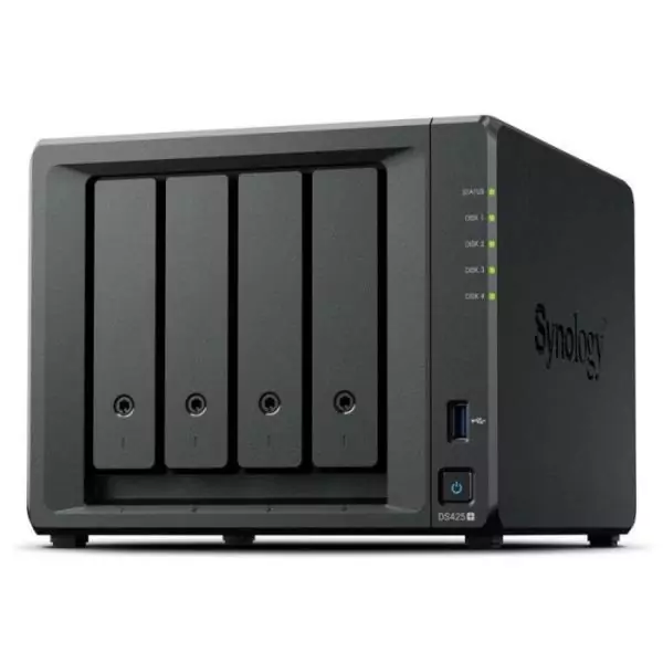 Serveur NAS - SYNOLOGY - DS425+ - 4 baies - 2 Go RAM DDR4 - Intel Celeron J4125