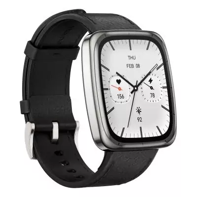 Amazfit Active 2 4,45 cm (1.75") AMOLED Numérique 390 x 450 pixels Écran tactile Acier inoxydable