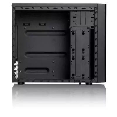 Boîtier PC Compact Core 1000 - Design Fractal pour Micro ATX - USB 3.0 et Panneaux Latéraux - Noir