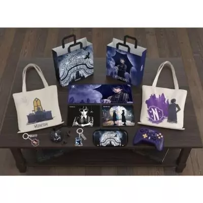 Manette de jeu Nintendo Switch/Switch 2 et PC - Poignées anti-dérapantes - Violet et noir