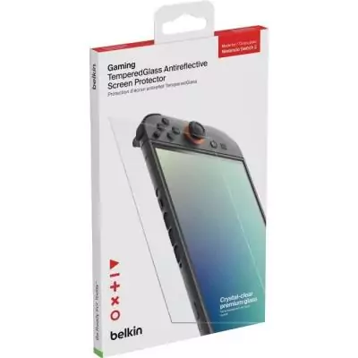Protectection d'écran antireflet - BELKIN - TemperedGlass - Nintendo Switch 2 Protectection d'écran antireflet - BELKIN - TemperedGlass - Nintendo Switch 2