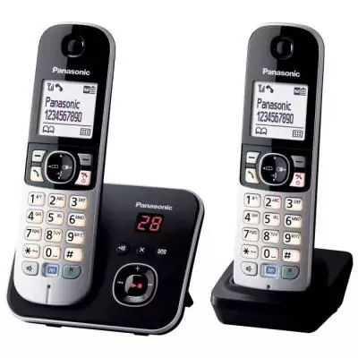 Duo Panasonic KXTG6822: Téléphone sans fil avec réduction de bruit