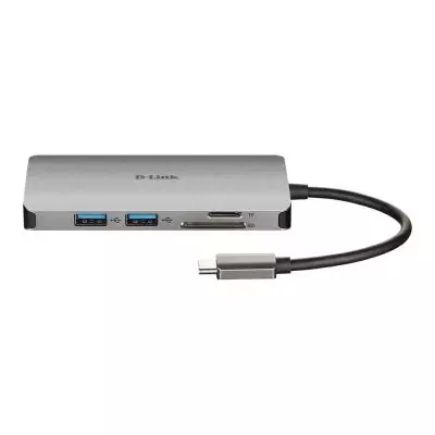 D-Link DUB-M810 station d'accueil Avec fil USB 3.2 Gen 1 (3.1 Gen 1) Type-C Aluminium
