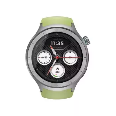 Motorola Moto Watch 3,63 cm (1.43") OLED 47 mm Numérique Écran tactile Argent GPS (satellite)