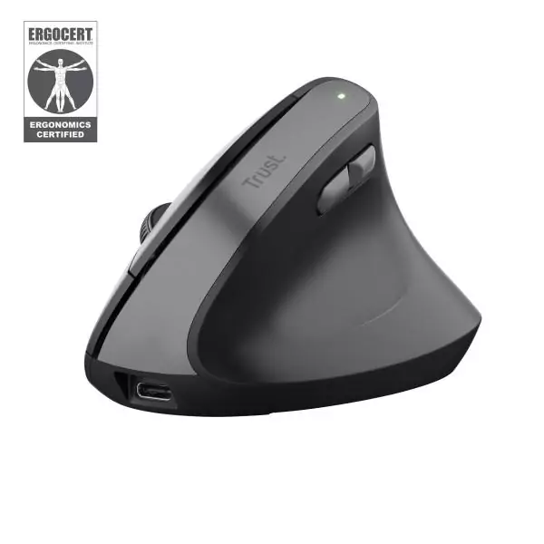 Souris Optique Ergonomique Trust Bayo II Noir 2400 dpi