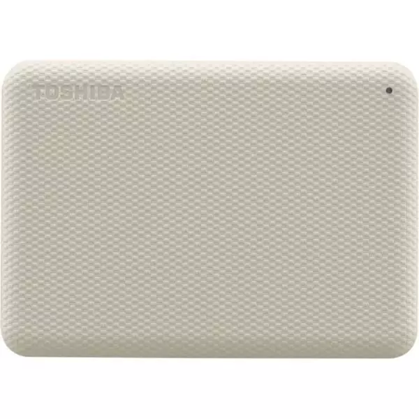 Disque dur externe - TOSHIBA - CANVIO ADVANCE - 2 To - Blanc - Logiciels de sécurité et sauvegarde inclus