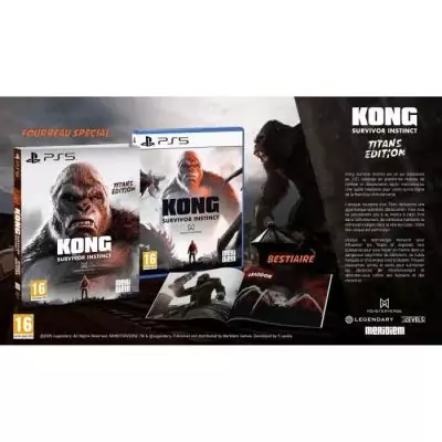 Kong : Survivor Instinct - Édition Titans PS5 | Survie intense
