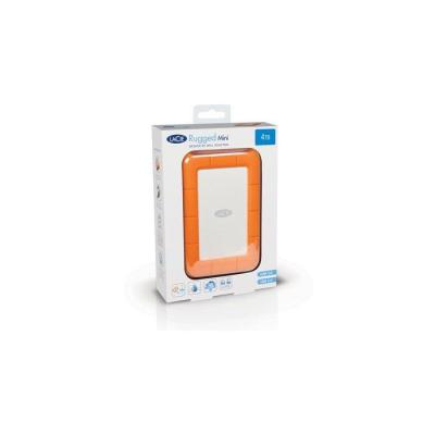 Disque dur externe - LACIE - Rugged Mini LAC9000298 - 2 To - 5400 trs/min - 3.2 Gen 1 - Orange / Argent