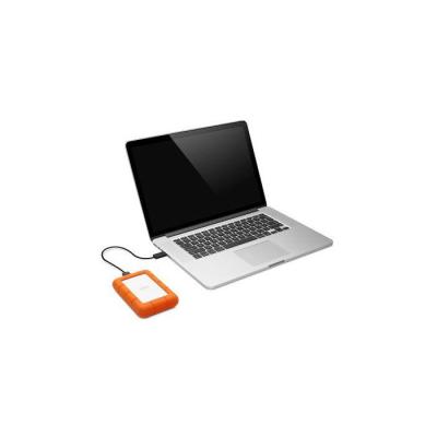 Disque dur externe - LACIE - Rugged Mini LAC9000298 - 2 To - 5400 trs/min - 3.2 Gen 1 - Orange / Argent