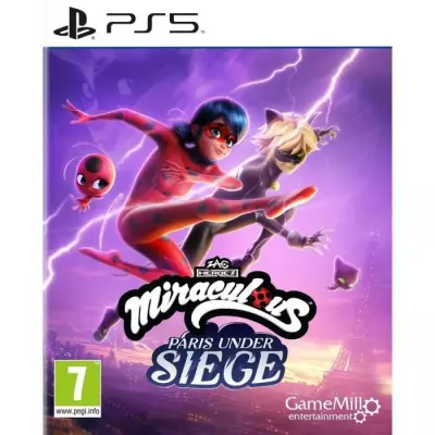 Miraculous Paris Under Siege - Jeu PS5 en dimensions compactes Miraculous Paris Under Siege - Jeu PS5 en dimensions compactes