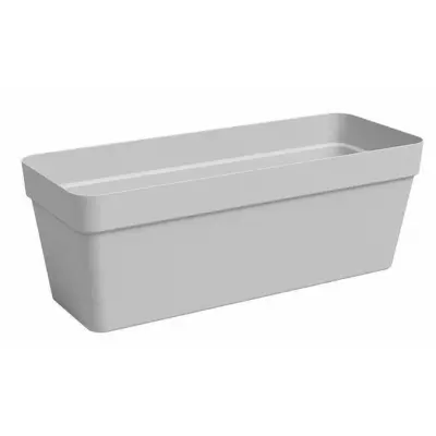 Jardinière Rectangulaire Plastique Gris - L49,9xP20xH18,1cm Jardinière Rectangulaire Plastique Gris - L49,9xP20xH18,1cm