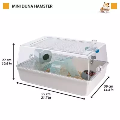 Cage MINI DUNA pour hamsters - Compacte et pratique
