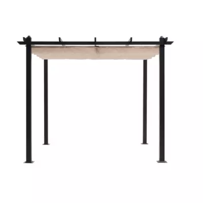 Pergola en aluminium CORDOBA - Beige - 3 x 3 m Pergola en aluminium CORDOBA - Beige - 3 x 3 m