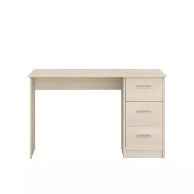 Bureau ESSENTIEL 3 tiroirs - Décor Acacia clair - Made in France Bureau ESSENTIEL 3 tiroirs - Décor Acacia clair - Made in France
