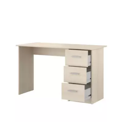 Bureau ESSENTIEL 3 tiroirs - Décor Acacia clair - Made in France Bureau ESSENTIEL 3 tiroirs - Décor Acacia clair - Made in France