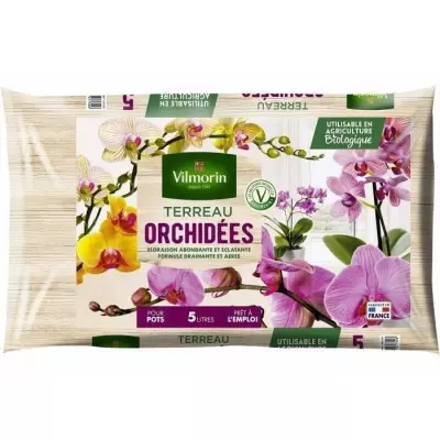 Terreau orchidées 5 L pour un épanouissement optimal Terreau orchidées 5 L pour un épanouissement optimal