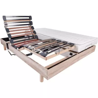 Ensemble relaxation: matelas + sommiers électriques 2x80x200cm Ensemble relaxation: matelas + sommiers électriques 2x80x200cm