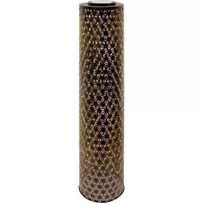 Lampe solaire GARDEN ID Colonne Or-Noir Ø20 H80 cm - 6 a 8h lumiere