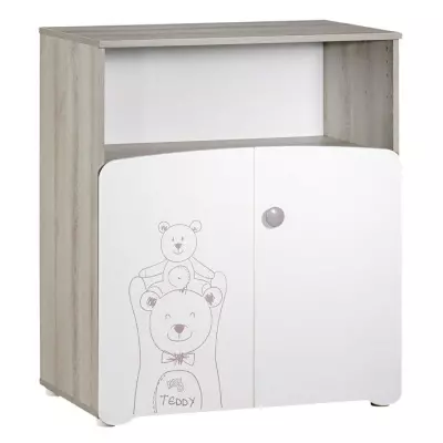 Commode à langer Teddy blanc - Made in France