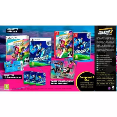 Golazo! 2 - Nintendo Switch - Édition Deluxe Complète Golazo! 2 - Nintendo Switch - Édition Deluxe Complète