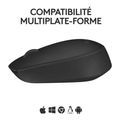 Souris Logitech M171 Sans Fil Ambidextre Noir - Compacte et pratique Souris Logitech M171 Sans Fil Ambidextre Noir - Compacte et pratique