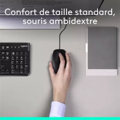 Ensemble Clavier Souris filaire Logitech MK120 - Performances exceptionnelles