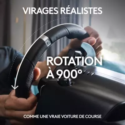 Volant de course et pédales G920 - Logitech G - Xbox/PC - Compact et performant