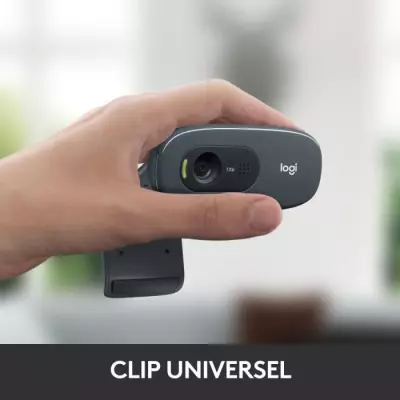 Webcam Logitech C270 720p avec Microphone intégré - Noir