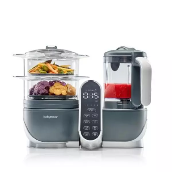 Robot préparation bébé Babymoov NUTRIBABY+ GRIS