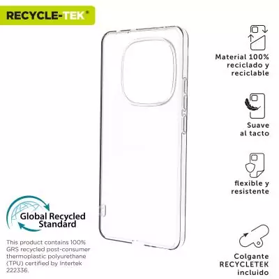 Protection pour téléphone portable Muvit Xiaomi Redmi Note 14 Pro 5G Transparent