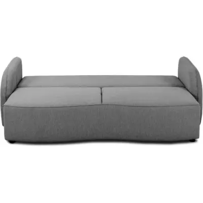 Canapé convertible BARI 3 places - Anthracite - Rangement - Eco-friendly Canapé convertible BARI 3 places - Anthracite - Rangement - Eco-friendly