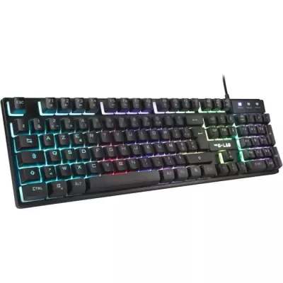 Clavier LED Gaming Keyz-Caesium Numér Glab - Pack compact