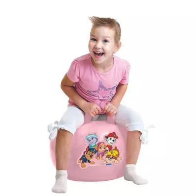Balle Sauteuse Gonflable rose Pat' Patrouille 45cm - Hauteur colis (cm): 9