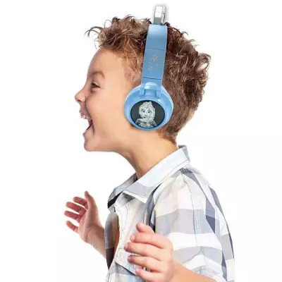 Casque lumineux pliable La Reine des Neiges - Son Bluetooth et filaire