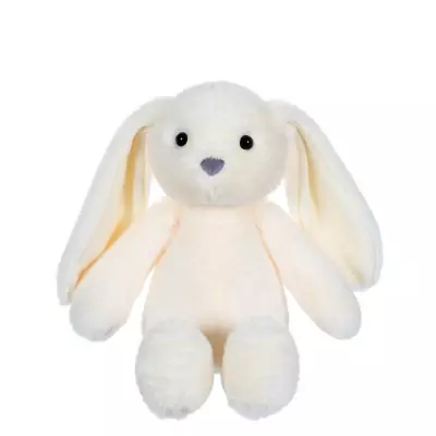 Peluche Tendance Lapin Crème - 28 cm