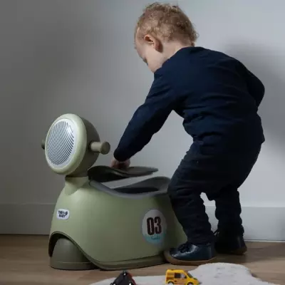 Pot ludique THERMOBABY - Scooter avec cuvette amovible Pot ludique THERMOBABY - Scooter avec cuvette amovible