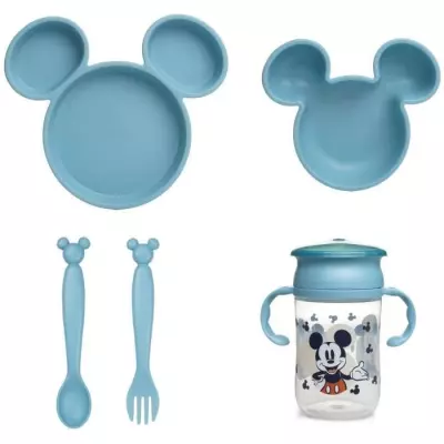 Pack Repas Silhouette Mickey - Kit Bain Bébé