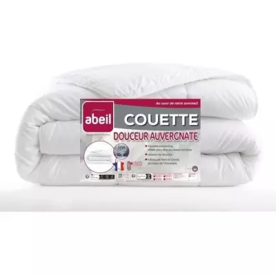 Couette chaude 400gr/m² Douceur Auvergnate 140x200 cm - COUETTE