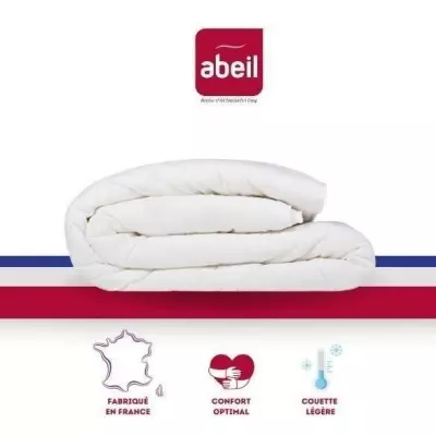 Couette légère NUAGE de DOUCEUR 200x200 cm blanc - Made in France