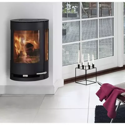 Poêle à bois suspendu ADURO 9.4 - 50295 - 6 KW - Noir Poêle à bois suspendu ADURO 9.4 - 50295 - 6 KW - Noir