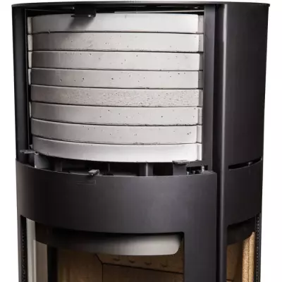 Poêle à bois ADURO 9.7 - Noir 6 KW - Compact et Puissant