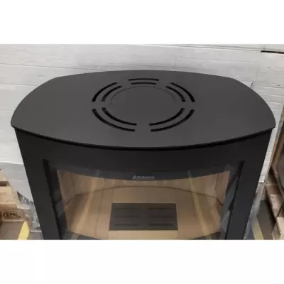 Poêle à bois ADURO 21 - 50240 - 6,5 KW - Noir - Design moderne