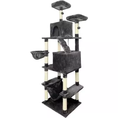 Arbre à chat TAYLOR - Gris foncé - Design complet Arbre à chat TAYLOR - Gris foncé - Design complet