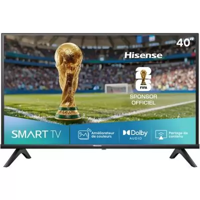 Hisense 40A4Q - TV LED 40 (100 cm) - Full HD 1920x1080 - TV connecté - 2xHDMI 1.4 - WiFi
