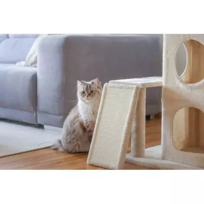 Arbre à chat moelleux 100 cm Alessia - Kerbl - Alcôve double