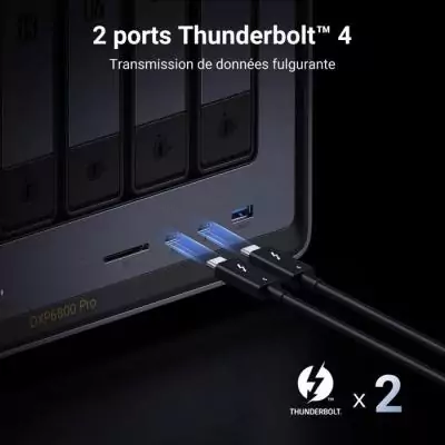 Serveur NAS - UGREEN - DXP6800 Pro - 6 baies - 8 Go