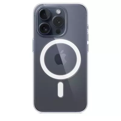 Coque transparente avec MagSafe pour iPhone 15 Pro