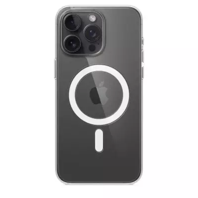 Coque transparente MagSafe pour iPhone 15 Pro Max - Protection optimale