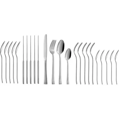 Ménagères Arthur Martin AM3902 - 24 pièces - Acier inoxydable - Finition miroir Ménagères Arthur Martin AM3902 - 24 pièces - Acier inoxydable - Finition miroir